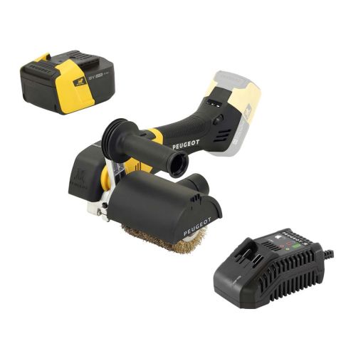 Rénovateur 18 V EnergyBrush-18VBL Brushless + batterie 5 Ah + chargeur PEUGEOT OUTILLAGE 650381 photo du produit