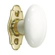 Bouton ovale sur platine finition laiton MERIGOUS V538711100 photo du produit