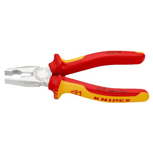 Pince universelle 1000V 180mm - KNIPEX - 03 06 180 pas cher