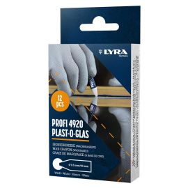 Boîte de 12 craies de marquage Lyra Profi 4920 Plast-o-glas 9,5 mm pas cher Principale M