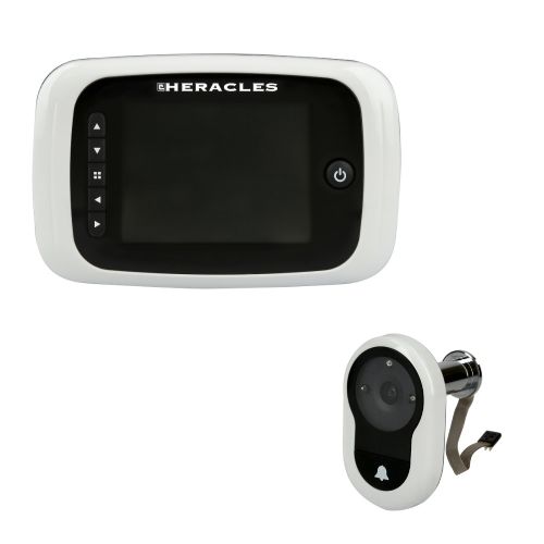 Judas numérique microviseur HISPY 2 blanc - HERACLES - PI-HISPY-2-B pas cher Secondaire 12 L