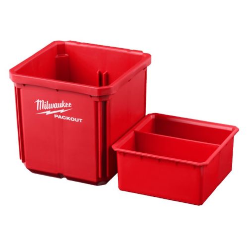 Bacs amovibles PACKOUT 10x10 CM NEST BIN 2 pièces MILWAUKEE 4932480698 photo du produit Secondaire 1 L