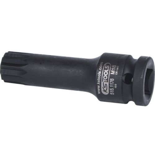 Douille tournevis XZN à chocs longue M18 75 mm KS TOOLS 515.1176 photo du produit Secondaire 4 L