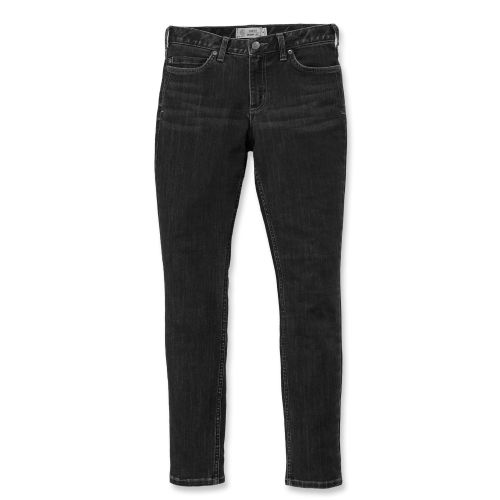 Jean slim-fit femme LAYTON SKINNY T36 W4 bleu marine - CARHARTT - S1102734464W4REG pas cher