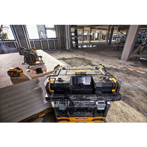 Radio TSTAK XR 18 V Connectée (sans chargeur ni batterie) DEWALT DWST1-81078-QW photo du produit Secondaire 19 L