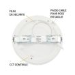 Plafonnier LED ALDEBARAN blanc D170 mm 12 W CCT MIIDEX LIGHTING 77554 photo du produit Secondaire 1 S