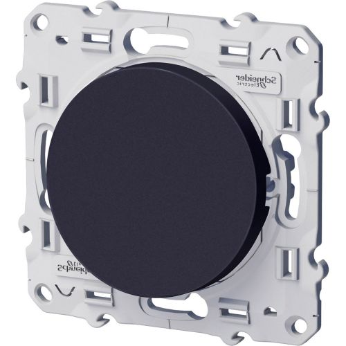 Bouton-poussoir ODACE 10 A à vis gris anthracite - SCHNEIDER ELECTRIC - S546206 pas cher Secondaire 1 L