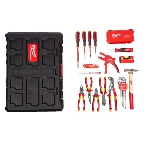 Caisse à outils PACKOUT pour électricien 62 pièces MILWAUKEE 4932499466 photo du produit Secondaire 2 L