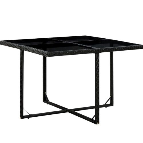 Ensemble repas 5 pièces CUBE DINNING acier noir - M45 pas cher