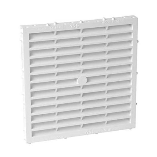 Grille de ventilation rectangulaire pour façade avec ergots 150 M - NICOLL - M161 pas cher