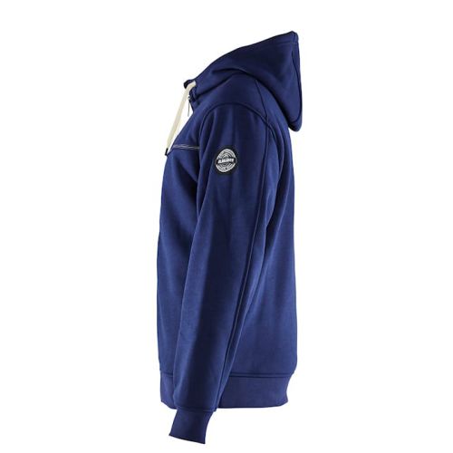Sweat zippé à capuche doublure thermique marine T4XL - BLÅKLÄDER - 4933251489004XL pas cher Secondaire 4 L
