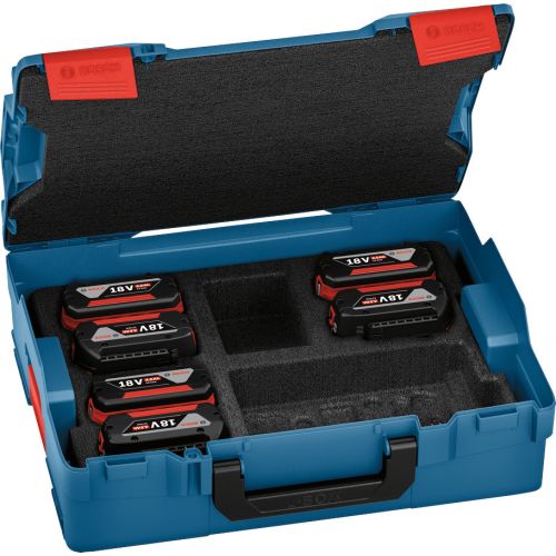 Pack 6 batteries 18 V GBA 4 Ah + coffret L-BOXX BOSCH 1600A02A2S photo du produit Secondaire 4 L