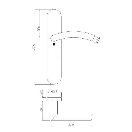 Ensemble sur plaques série JADE 1494 type bec de cane finition inox brossé - HERACLES - B-INOX-SP17 pas cher Secondaire 5 L