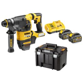 Perforateur-burineur SDS Plus 54V Dewalt DCH323NT + 2 batteries Flexvolt 9Ah/3Ah + chargeur + T-STAK pas cher Principale M