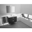 Miroir Unik VICTORIA 80 x 60 blanc brillant ROCA A812328406 pas cher Secondaire 6 S