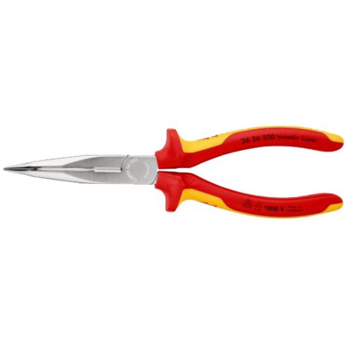 Pince à becs demi-ronds coudée isolante 1000 V 200 mm KNIPEX 26 26 200 photo du produit Secondaire 1 L