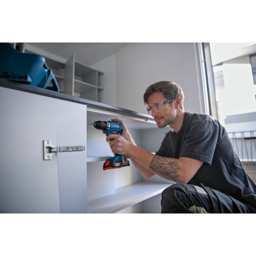 Perceuse-visseuse 18 V GSR 18V-45 avec accessoires + 2 batteries 2 Ah + chargeur + coffret L-CASE PICK & CLICK BOSCH 06019K3205 photo du produit Secondaire 3 L