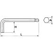 Clé mâle 6 pans à tête sphérique 1,5mm - SAM OUTILLAGE - 67-A-1,5 pas cher Secondaire 1 S