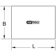 Tapis isolant Classe 0 1000 x 1000 mm KS TOOLS 112.1754 photo du produit Secondaire 1 S