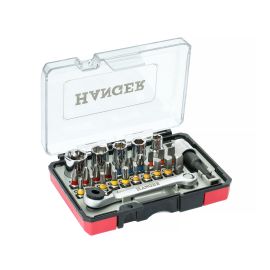 Coffret d'embouts de vissage et cliquet Hanger 27 pièces - 250015 photo du produit Principale M