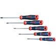 Jeu de 5 tournevis bi-matière S1 Torx - SAM OUTILLAGE - T-J3 pas cher