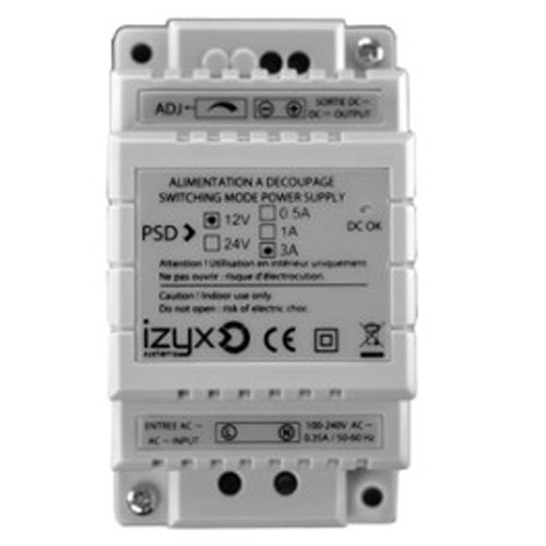 Alimentation rail DIN 12V 3A - PSD1203 pas cher