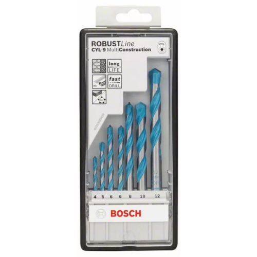 Set de forets Bosch MultiConstruction CYL-9 Robust Line 7 pièces photo du produit Secondaire 3 L