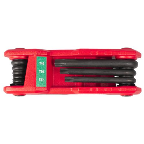 Jeu de 8 clés Torx avec poigné confortable MILWAUKEE 4932480979 photo du produit Secondaire 1 L