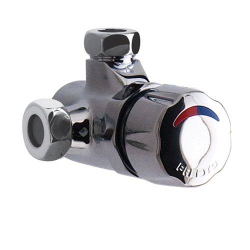 Mitigeur de douche temporisé ALPA bouton chromé PRESTO 35925 photo du produit
