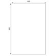 Miroir de salle de bain incassable 400x600 en inox poli DELABIE 3453 photo du produit Secondaire 1 S