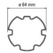 Adaptateur cannel&eacute; pour tube ZF 64 FAAC 132266 photo du produit