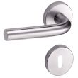 Béquille double inox sur rosace LINOX 494 bec de cane - VACHETTE - 058378 pas cher Secondaire 3 S