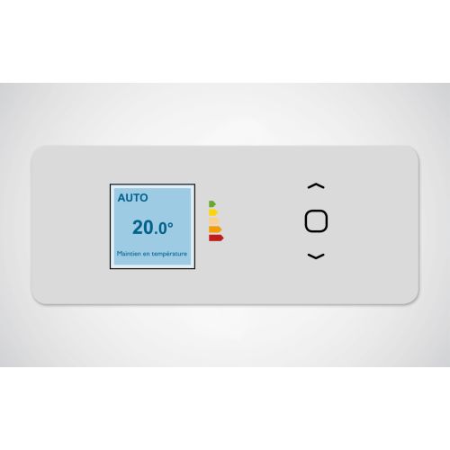 Radiateur chaleur 750 W AGILIA horizontal pilotage intelligent connecté blanc carat ATLANTIC 503121 photo du produit Secondaire 1 L