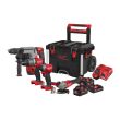 Pack de 4 outils 18 V M18 FPP4B2-533P + 2 batteries 5,5 Ah + 1 batterie 3 Ah en coffret Packout Trolley MILWAUKEE 4933479536 photo du produit