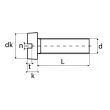 Vis métaux tête cylindrique fendue nylon 6.6 DIN 84 3X20 boîte de 200 ACTON 825003X20 photo du produit Secondaire 1 S