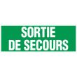 Plaque Sortie de secours 330x120mm GB39 - NOVAP - 4140391 pas cher