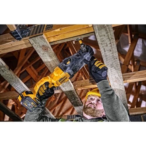 Perceuse visseuse d'angle 54 V XR FLEXVOLT BRUSHLESS (sans batterie ni chargeur) DEWALT DCD470N-XJ photo du produit Secondaire 4 L