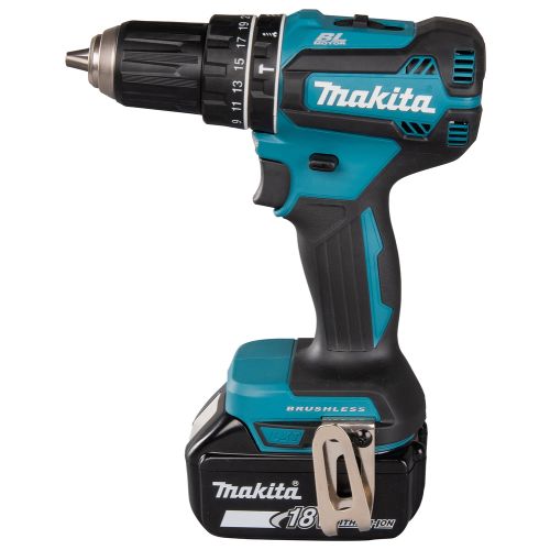 Perceuse-visseuse à percussion 18 V + 2 batteries 3 Ah + chargeur rapide coffret MAKPAC MAKITA DHP485RFJ photo du produit Secondaire 2 L
