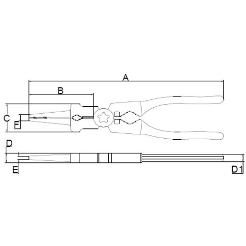 Pince universelle multi-fonctions pour soudeur SAM OUTILLAGE 252-R22G photo du produit Secondaire 1 L