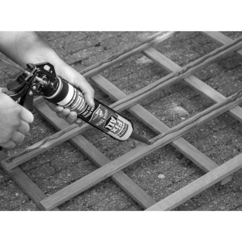 Mastic colle Fix All High Tack brun cartouche 290ml - SOUDAL - 100274 pas cher Secondaire 9 L