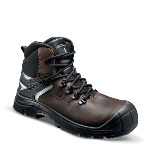 Chaussures de sécurité haute en cuir MAX UK S3 SRC marron 2.0 P38 - LEMAITRE SECURITE - MAUBS30BN.38 pas cher