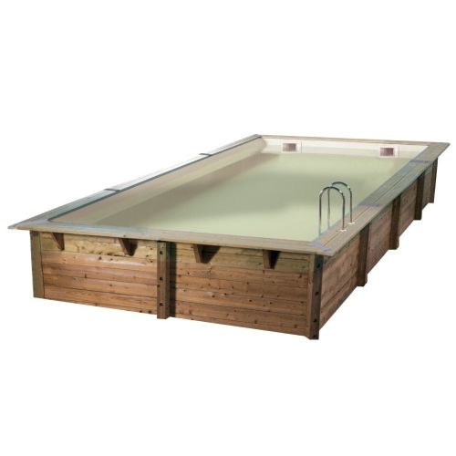Piscine LINEA 500 x 800 H 140 cm liner bleu 75/100 UBBINK 7504771 photo du produit Secondaire 1 L