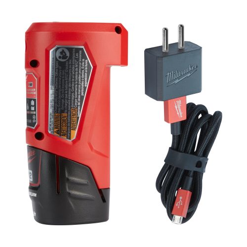 Chargeur 12 V M12 TC avec câble USB MILWAUKEE 4932459450 photo du produit Secondaire 1 L