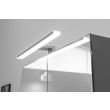 Spot de salle de bains avec éclairage LED chrome 5,2x30cm - PRADEL - 680321 pas cher