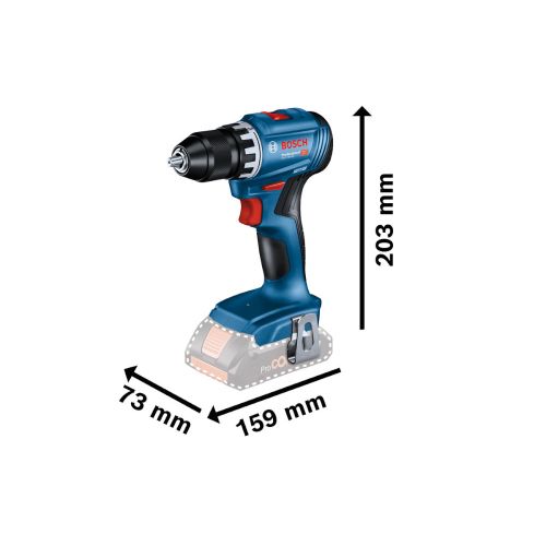 Perceuse-visseuse 18 V GSR 18V-45 + 2 batteries GBA 3 Ah + chargeur en coffret L-BOXX BOSCH 06019K3204 photo du produit Secondaire 1 L