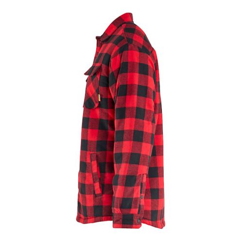 Chemise flanelle doubl&eacute;e en polaire rouge/noir T4XL - BL&Aring;KL&Auml;DER - 4704116856994XL pas cher Secondaire 3 L