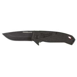 Couteau HARDLINE Milwaukee pliant à lame lisse 75 mm - 48221994 photo du produit Principale M