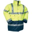 Parka de signalisation TEIHO jaune fluo/bleu marine TXL - CODUPAL - TEIHOXL pas cher