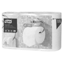Papier toilette 4 plis blanc 19,1 m T4 Premium Global Net - 629075 pas cher Principale M