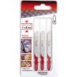 3 lames scie sauteuse type T pour métal carossier 1 à 2 mm SMARTOOL TECHNIC 961322 photo du produit